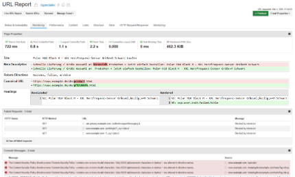 Audisto JavaScript Crawler